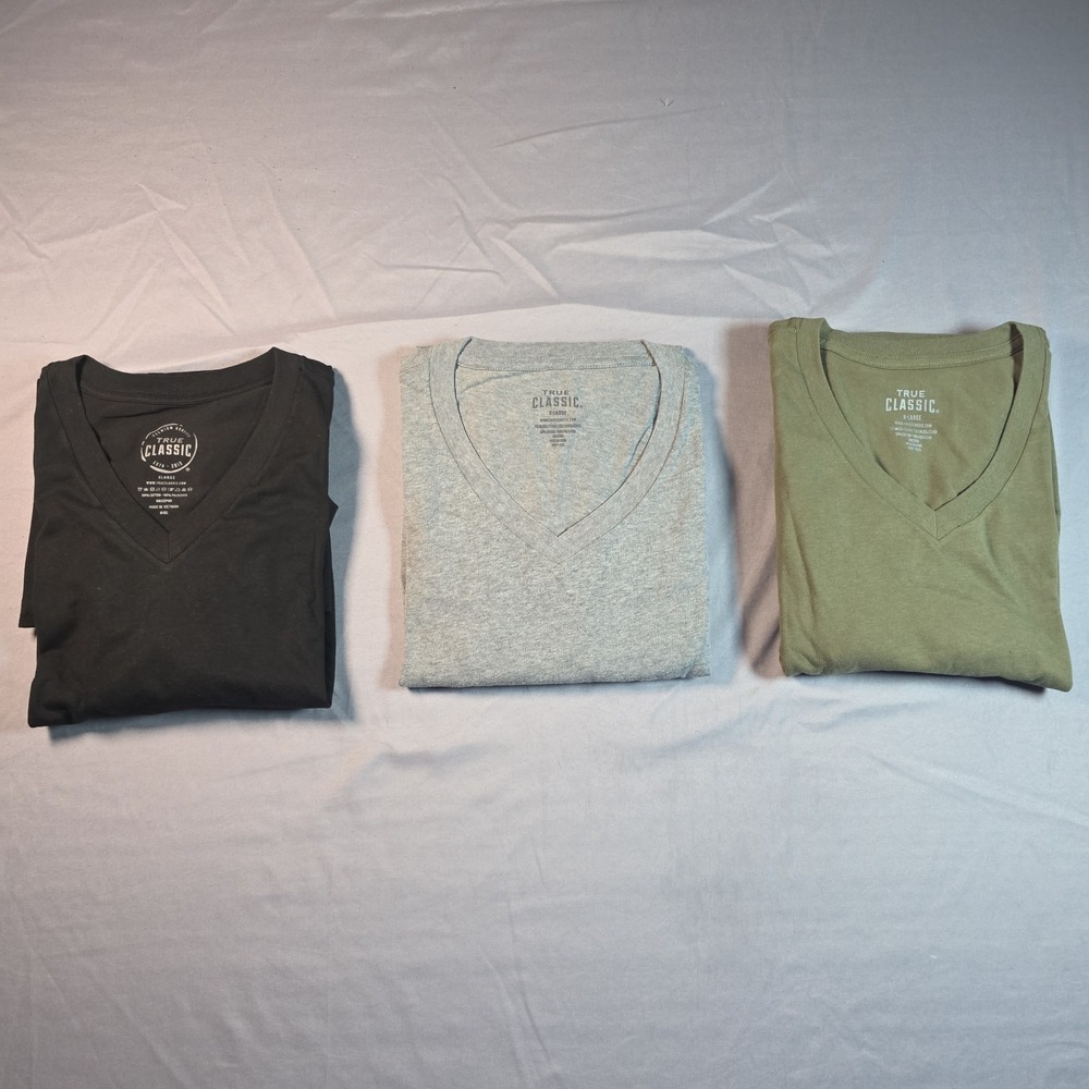 True Classic V Neck 3 pack variety XL Extra Large